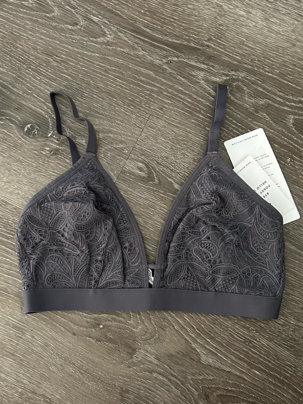 NWT 32DD 32DDD 34D 34DD All You Lively Gray Lace Bra